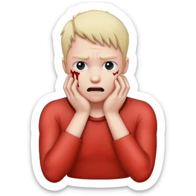 Strangling myself emoji  sticker