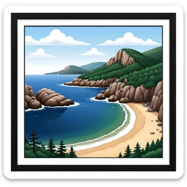acadia national park sticker