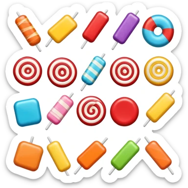 candy retro  sticker