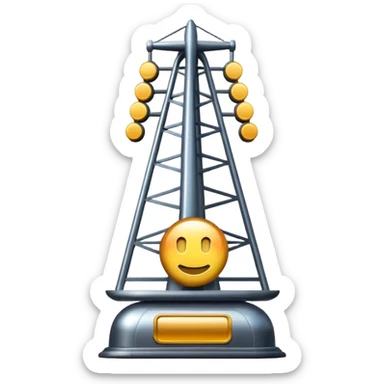 teleferico metálico sticker