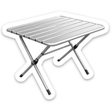 modern Camping Table sticker