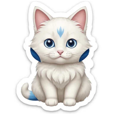Color point cat sticker