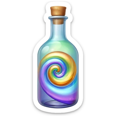 oile on bottle sticker