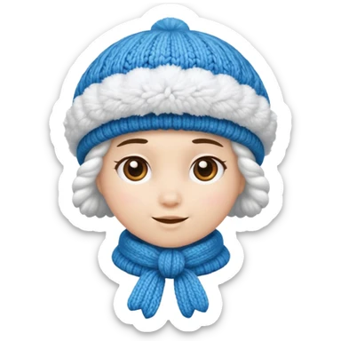 snow beret sticker