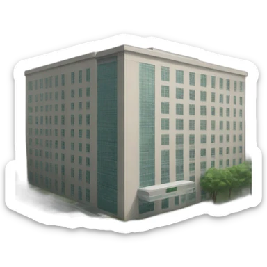 /Hospital/Emergency/Medical building Attack On Titan  sticker