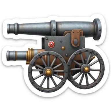 Arsenal cannon sticker