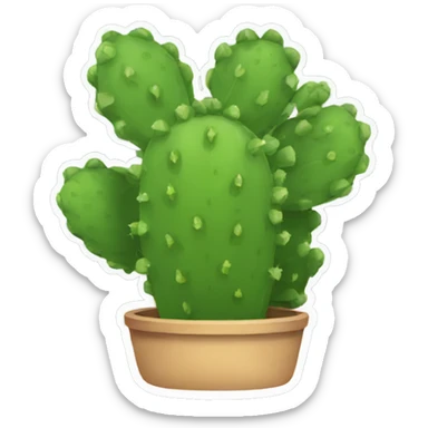 single flat Nopal without pot sticker