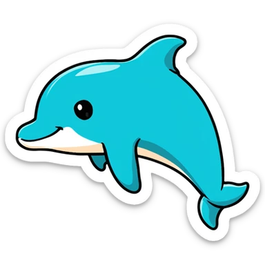 dolphin sticker