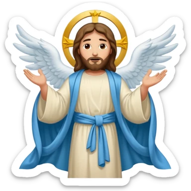 jesus go to the heaven sticker