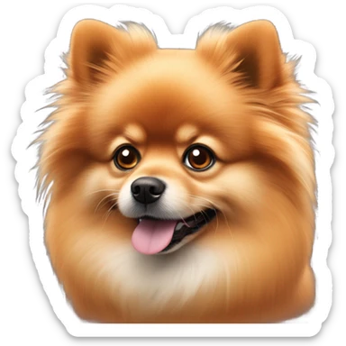 Pomeranian dog sticker