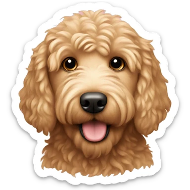 Golden doodle sticker