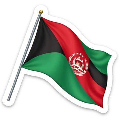 Afghanistan flag sticker