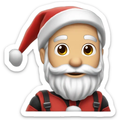antman santa sticker