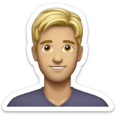 Brazilian white guy sticker