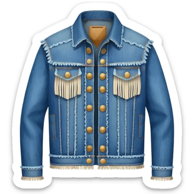 cowboy jacket sticker
