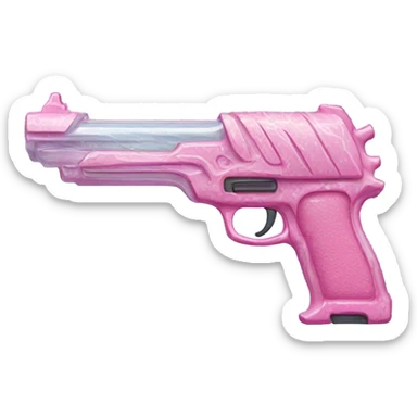 pink ice gun must look like an ice sticker