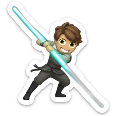 light saber battle sticker