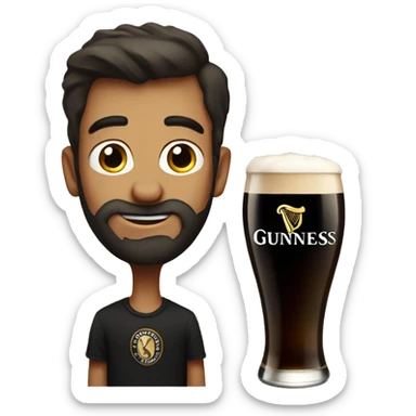 Guinness beer sticker