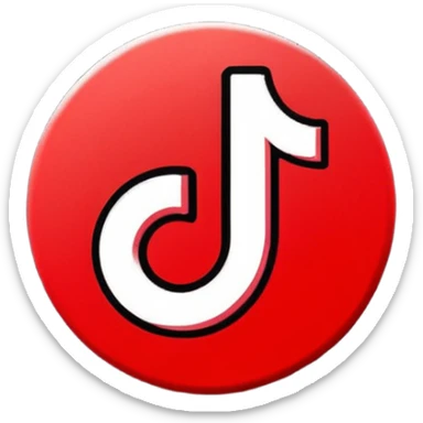 tiktok logo sticker
