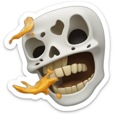 MUERTE SACANDO LA LENGUA sticker