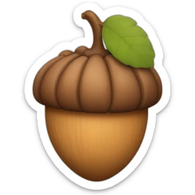 acorn sticker