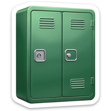 locker green sticker