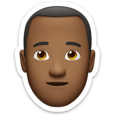 big forehead father sticker