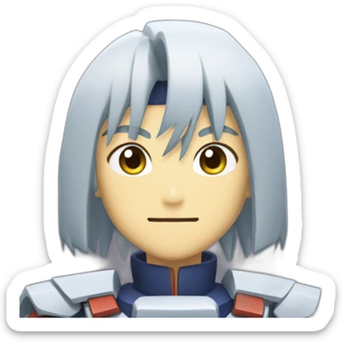 rokusho from medabots sticker