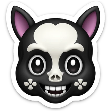 Kuromi cute emoji sticker