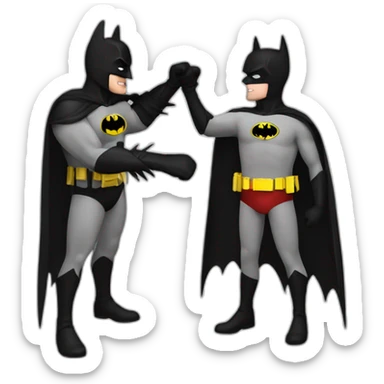 Batman slapping robin sticker