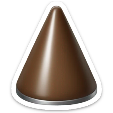brown push pin sticker