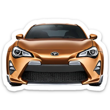 Chewbacca’s teeth grill Toyota 86 ,blueberry color,chrome wheels  sticker