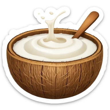 coconut milk sticker