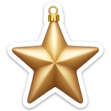 christmas decoration star sticker