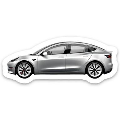 tesla model 3 highland sticker