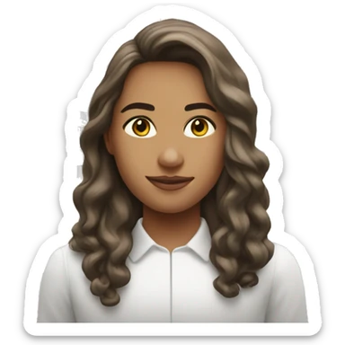 an lds temple with me outside wearing white  sticker