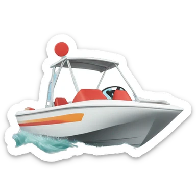 Sport Water boat  sticker