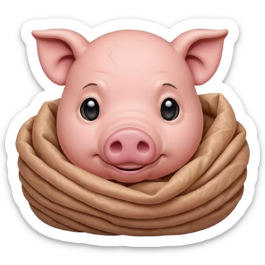 pig skin sticker