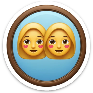 mirror selfie sticker