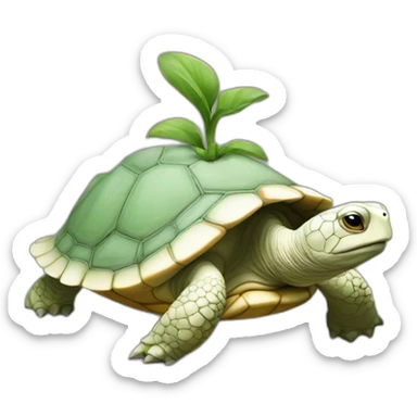 Pied sur tortue sticker