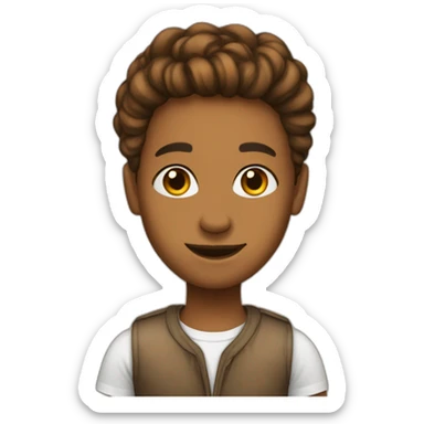 Un brownskin avec des twist sticker