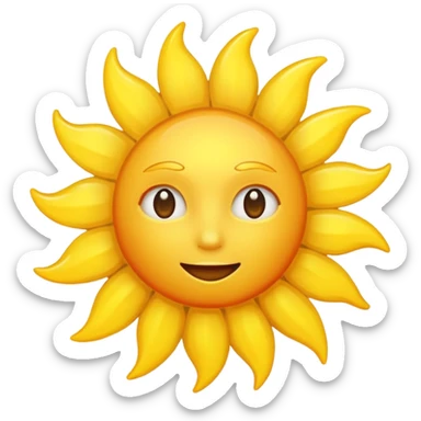 The Sun (star) sticker