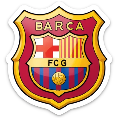 Barca escudo   sticker