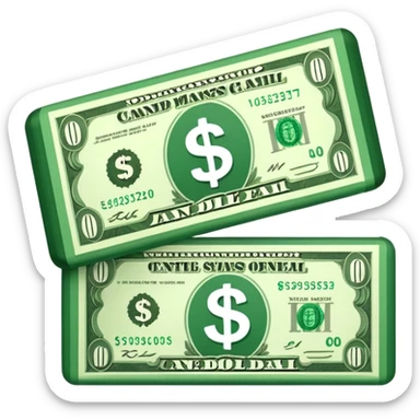 single cash bill 2d format sticker