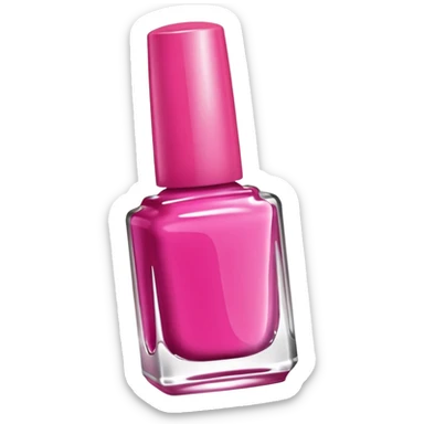 Nail polish emoji  sticker