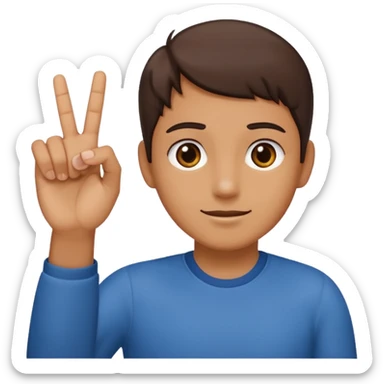 Make a person holding up one hand 6 and the outher a 7 sticker