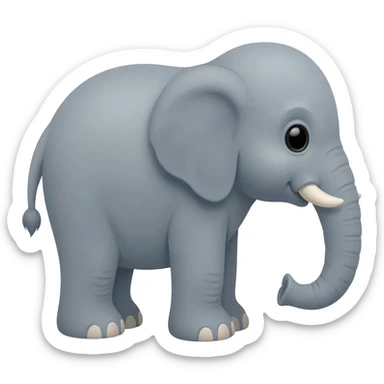 БАБОЧКА СЛОН sticker