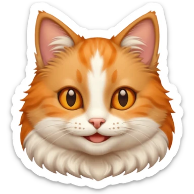 chat qui dit bonjour sticker