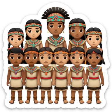 aztec school sticker