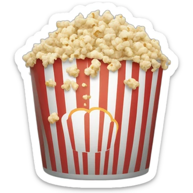 big popcorn bucket sticker